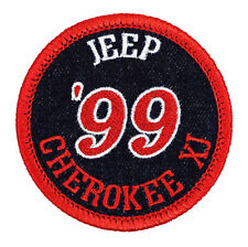 1999 Jeep Cherokee Xj Embroidered Patch Blue Denimred Iron-on Sew-on Hat Shirt