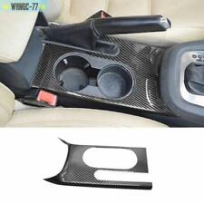 Carbon Fiber Central Console Water Cup Trim For Volkswagen Jetta Mk6 2012-2014