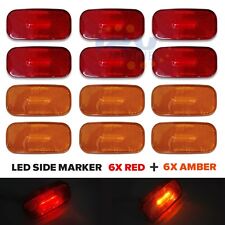 Trailer Led Side Marker Lights 12v Truck Lorry Auto Clearance Light 3.9 Pack 12