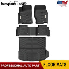 Floor Mats Cargo Liner 3d Molded For 2022-2024 Jeep Grand Cherokee All-weather