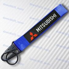 Mitsubishi Bl Racing Keychain Metal Key Ring Hook Strap Lanyard Nylon Universal