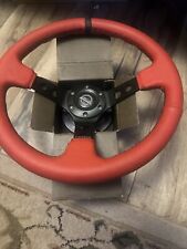 Red And Black Nrg Steering Wheel Quick Release. Nrg Rst-006rr-bs