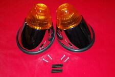 Vw Karmann Ghia Front Turn Signal Lights Complete Kit Amberyellow All Years