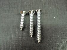 45 Pcs 10 With 8 Phillips Oval Head Chrome Automotive Trim Screws Fits Ford