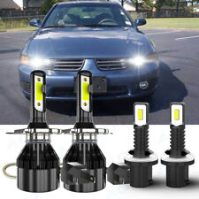 For Mitsubishi Galant 1999-2003 - 6000k Led Headlight Highlow Fog Light Bulbs