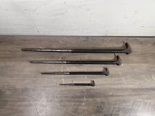 Snap-on 4 Piece Usa Rolling Head Lady Foot Pry Bar Set 6 12 16 20