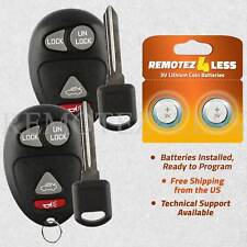 2 Replacement For Buick Oldsmobile Pontiac Entry Remote Car Key Fob 4b Pk3