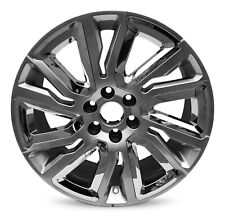 New Wheel For 2021-2023 22x9 Gmc Yukon 22 Inch Hyper Silver Alloy Rim