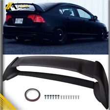 Trunk Wing Spoiler Fit For 2006-2011 Honda Civic 4dr Unpainted Mugen Style Rr