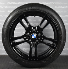 Genuine Bmw 18 3 4 Series 400m Alloy Wheels Refurbished Viper Black Tyres