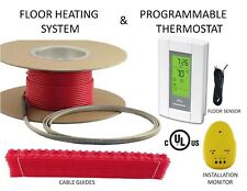 Electric Tile Radiant Warm Floor Heat Heated Kit 120v All Sizes Available