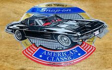 Vintage Snap On Tools American Classic 63 Vette Foil Decal Sticker Old Stock