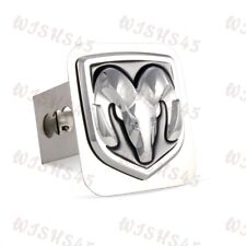 3d Logo Chrome Stainless Steel Hitch Cover For Dodge Ram For 2 Trailer Receiver