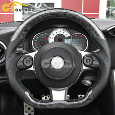 Forged Carbon Fiber Perforated Steering Wheel Fit 16 Toyota Gr86 Subaru Brz Fr-s
