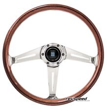 Nardi Italy Steering Wheel Classic 367mm Wood Polished Spokes 5049.36.3000
