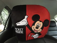 Mickey Mouse Disney Car Truck Van Suv 1 Piece Head Rest Head Seat Cover Red 171