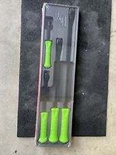 For Snap On Tools Spbs704ag Green 4pc Striking Prybar Set Green