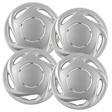 Set Of 4 14 Silver Hubcap Replacements For 1993-2002 Toyota Corolla