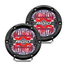 Rigid Industries 360-series 4 Led Off-road Drive Beam Red Backlight Pair 36116