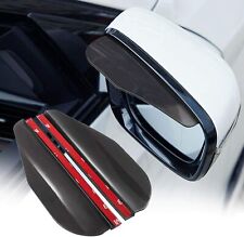 Car Rear View Side Mirror Rain Board Smoked Eyebrow Guards Sun Visor Accessories