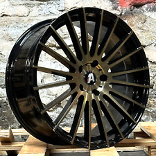 20x8.5 Wheels 20 5x120 35 Gloss Blackmachinedbronze Tint 4 Rims For Cadillac
