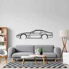 Corvette C4 Detailed Acrylic Silhouette Wall Art Made In Usa 