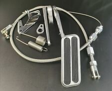 Billet Al4x1.5gas Pedalstainless Throttle Cable Bracket Spring Kit Hot Rod 48