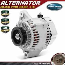 New Alternator For Acura Integra 1994-1995 L4 1.8l 90amp 12v Ccw 4-groove Pulley