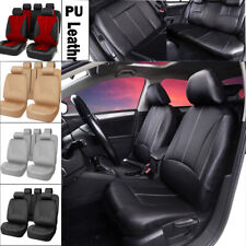 For Kia Pu Leather Car Seat Covers Protector Front Rear Full Set 5-seats Cushion