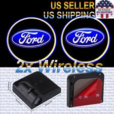 2x Wireless Ghost Shadow Laser Projector Logo Led Light Courtesy Door Step Ford