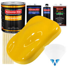 Viper Yellow Gallon Urethane Basecoat Clearcoat Car Auto Body Paint Kit