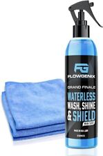 Flowgenix Waterless Car Wash Spray - Grand Finale - Motorcycle Cleaner Car Wax