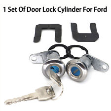 2 Pairs Car Door Lock Cylinders Keys For Bronco Ford F100 F150 F250 F350 E350