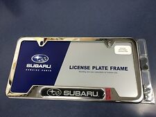 Oem Genuine Subaru Impreza Steel License Plate Frame Soa342l127 New Subaru Logo