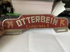 Otterbein Cardinals Vintage License Plate Topper Car And Spots Enthusiast