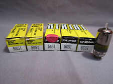 5651 Sylvania Voltage Ref. Glow Discharge Diode Tube Lot Of 5 Tested On Tv7a