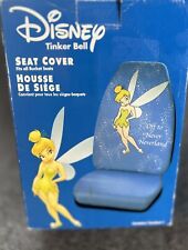 Disney Car Seat Cover Tinkerbell In Blue With Large Graphic Off To Neverland