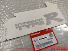 Honda Integra Type-r Dc2 Db8 Genuine Rear Decal Sticker Type R Silve Oem Parts