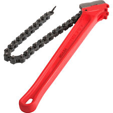 Vevor 36 Pipe Chain Wrench Steel Ratcheting Wrench 30 Chain 7.5 Capacity