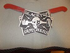 Car Club Plaque Blacktop Butchers Meat Cleaver Skull Rear End Axle Ebay Motors T