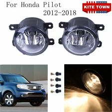 New Pair Of H11 55w Clear Lens Bumper Fog Light Lamp Rh Lh For Honda Pilot 12-18