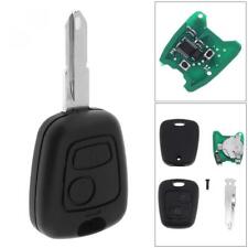 433mhz 2 Buttons Keyless Uncut Car Remote Key Fob Fit For Peugeot 206 306 405