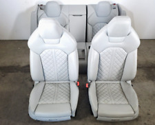 2012-2018 Oem Audi S7 Complete Interior Sport Seat Leather White Set