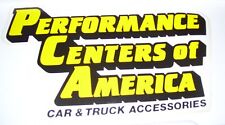 Performance Centers Of America Giant Decal 10 12 X 6 Pca