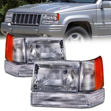 Headlights Corners Parksignal 6 Pc Set Fits 97-1998 Jeep Grand Cherokee