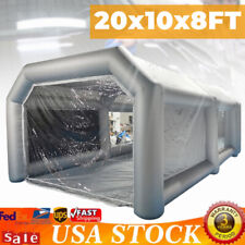 Inflatable Spray Booth Car Paint Tent 20x10x8ft Filter System For Car Garage