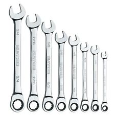 Matco Tools 8 Piece 72 Tooth Sae Combination Ratcheting Wrench Set S7grc8