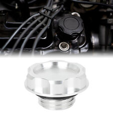 Aluminum Alloy Engine Oil Filler Cap Plug Cover Silver For Honda Ek Civic Eg