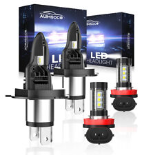 For Kia Sportage 2005-2008 6000k Led Headlight Hilo Beam Fog Light Bulbs Combo
