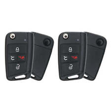 Replacement For Volkswagen 2015-2019 Remote Flip Key Fob Nbgfs12p01 2 Packs